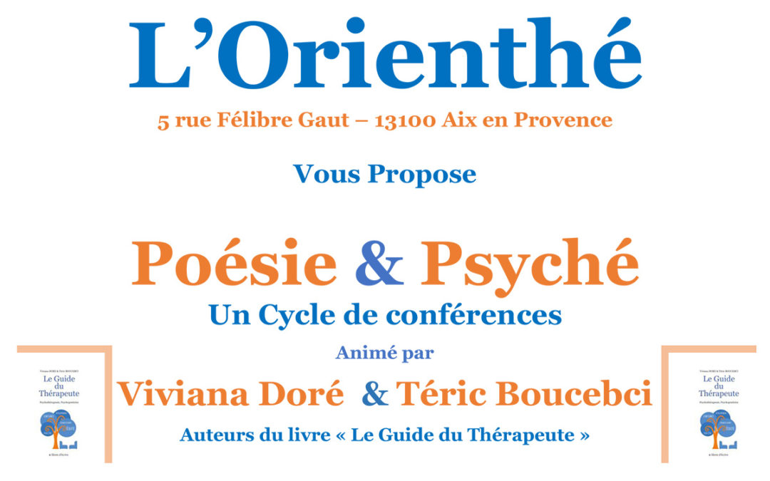 Dimanche 14 octobre 2018 – Conférence poésie et Psyché